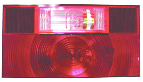 Peterson Manufacturing V25912-25 Replacement Lens for 25912 RV Stop, Turn & Tail Light with Reflex and Backup Light